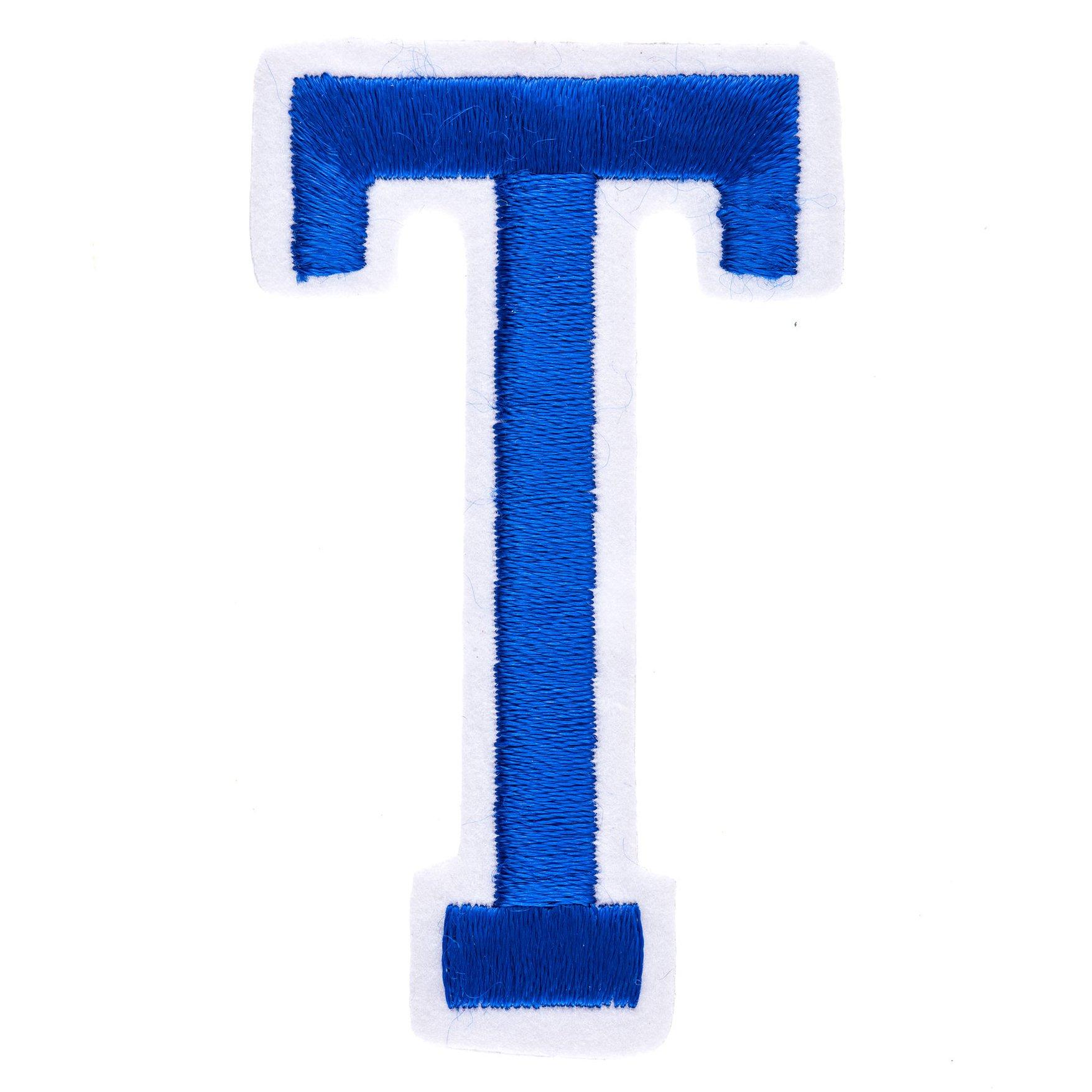 Embroidered Letter Iron-On Patch - 3