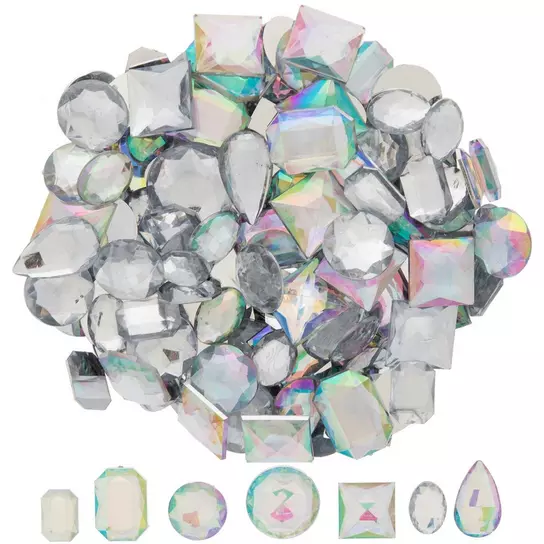 Bright Multi Marble Bead Mix