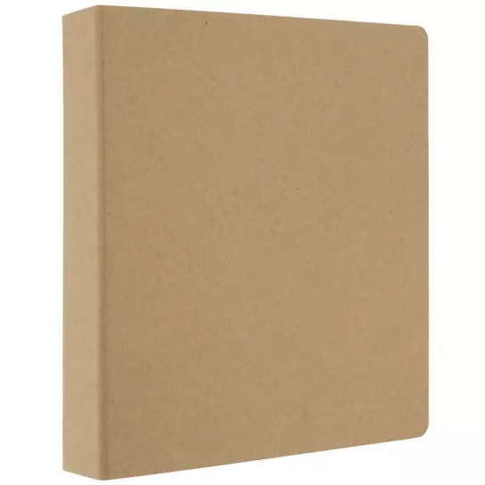 8 X 8 Chipboard Album Blank Scrapbook 13 Pages or More Brown Wire Bound  Blank Photo Journal Thick & Thin Chipboard 