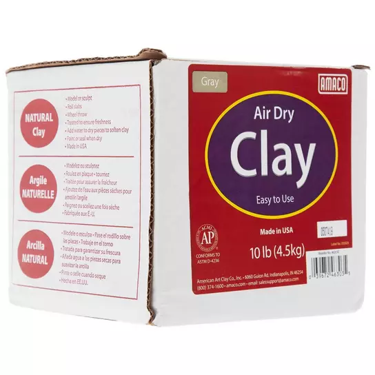 Amaco Air Dry Clay - 10-pounds - White
