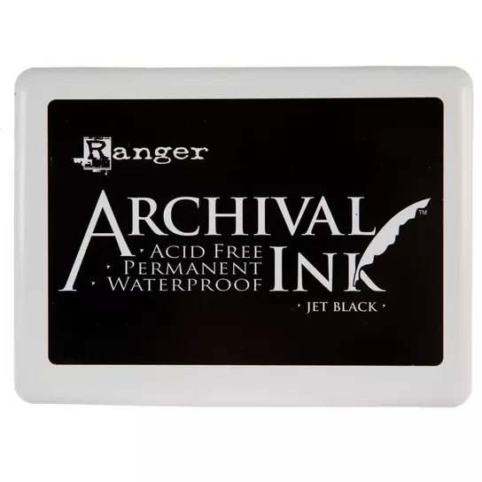 Ranger Archival Ink MANGANESE BLUE Permanent Ink Stamp Pad JUMBO Size