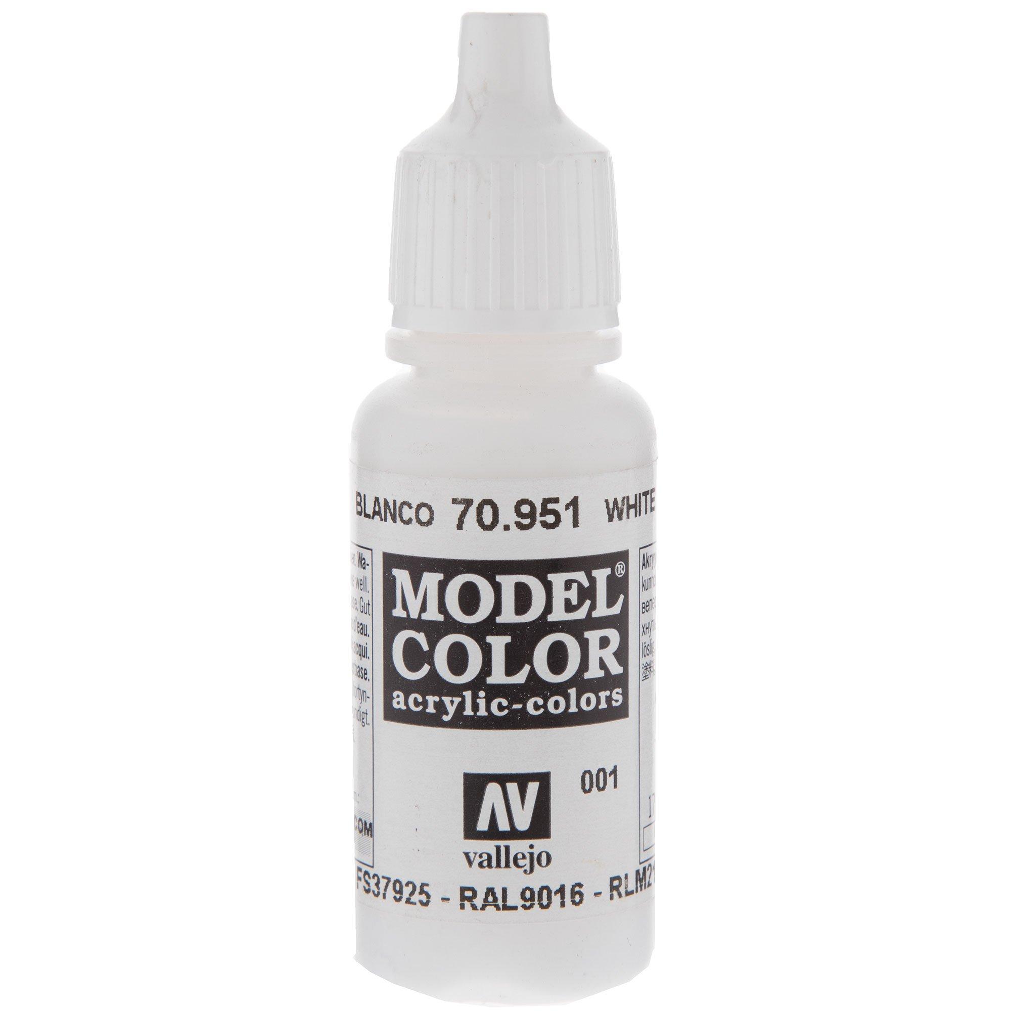 Vallejo Basic USA Acrylic Colors Paint Set, 17ml, Assorted Colors, 0.57 Fl  Oz (Pack of 16)