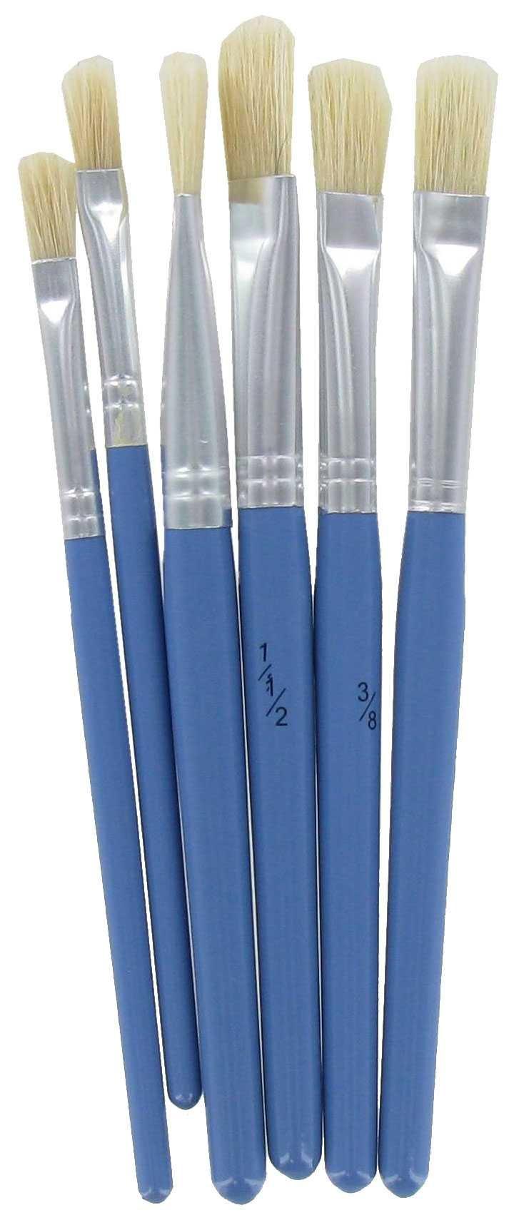 Flat Stencil Paint Brushes 6 Piece Set Hobby Lobby 300608