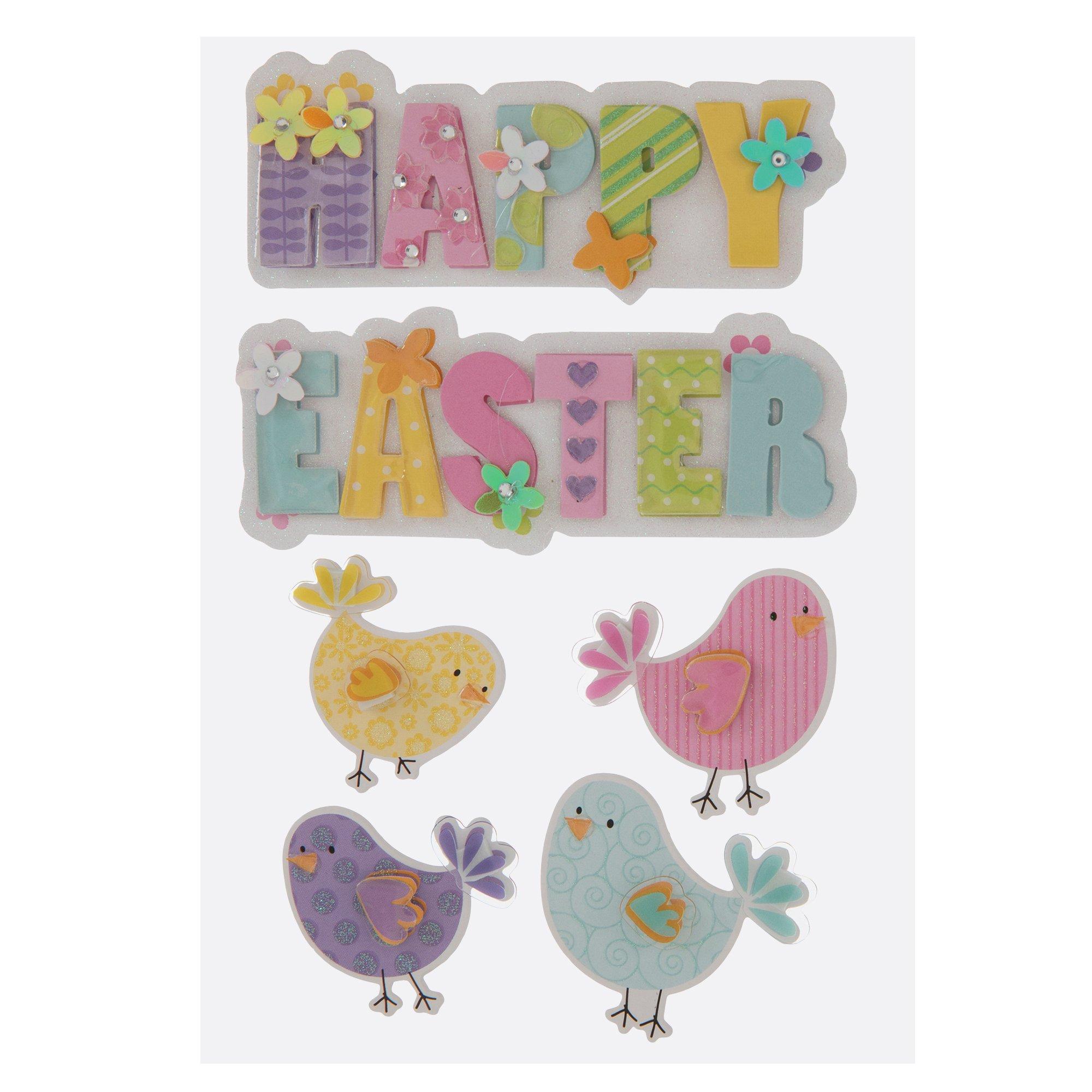 Easter Chicks 3D Stickers Hobby Lobby 300913