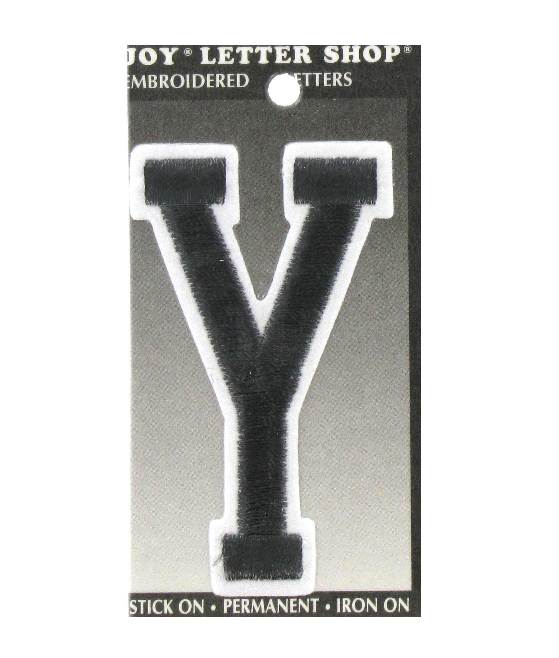 Embroidered Letter IronOn & Sticker Patch 3" Hobby Lobby 301069