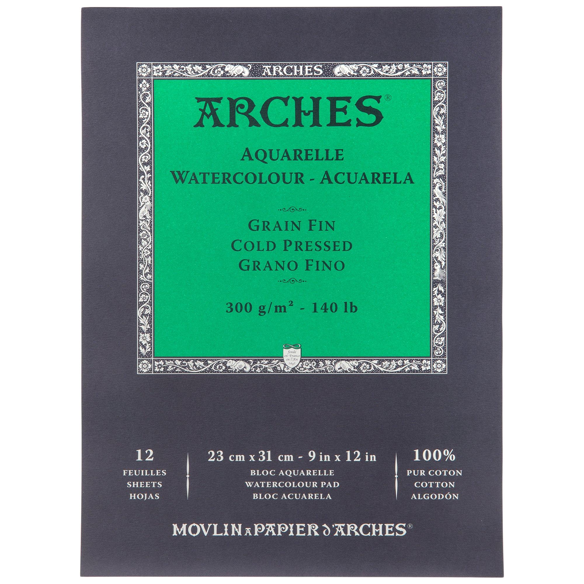 Arches Watercolor Paper Pad 9" x 12" Hobby Lobby 301705