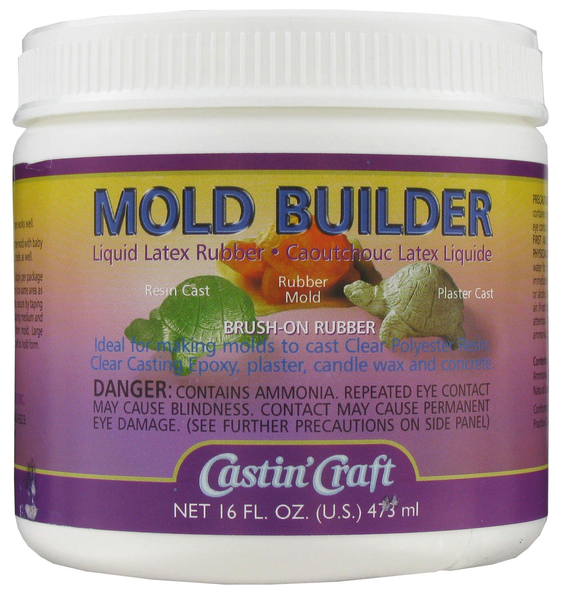  Environmental Technology Mold Builder Liquid Latex Rubber, Off  White,16 oz / 473 ml : Arts, Crafts & Sewing