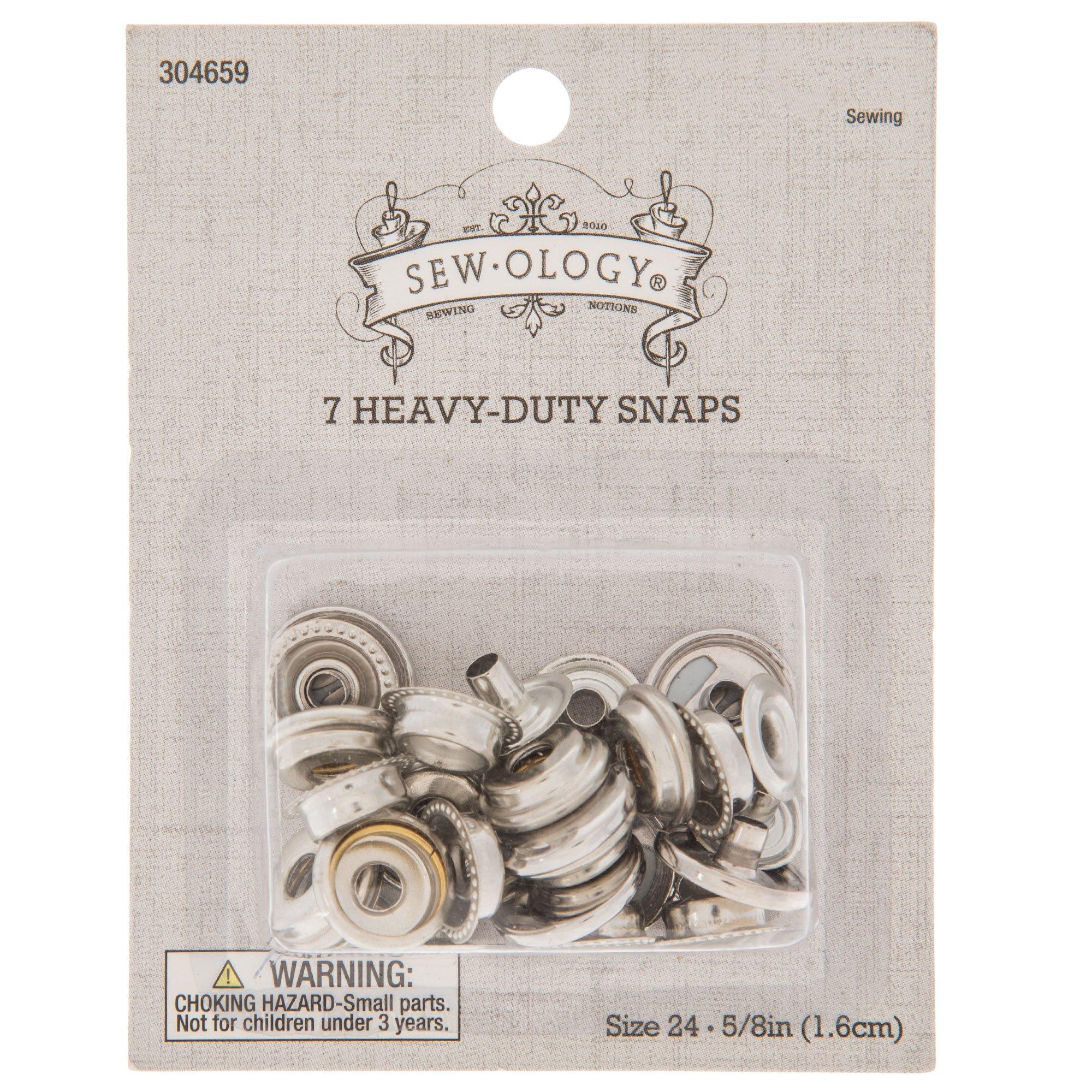 Nickel Assorted Sew-On Snaps, Hobby Lobby