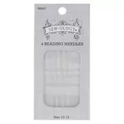 Big Eye Beading Needles Two Sizes 2.25 & 4.5 Fine or Standard Size's Packed  4 Needles per Package Diybeads 