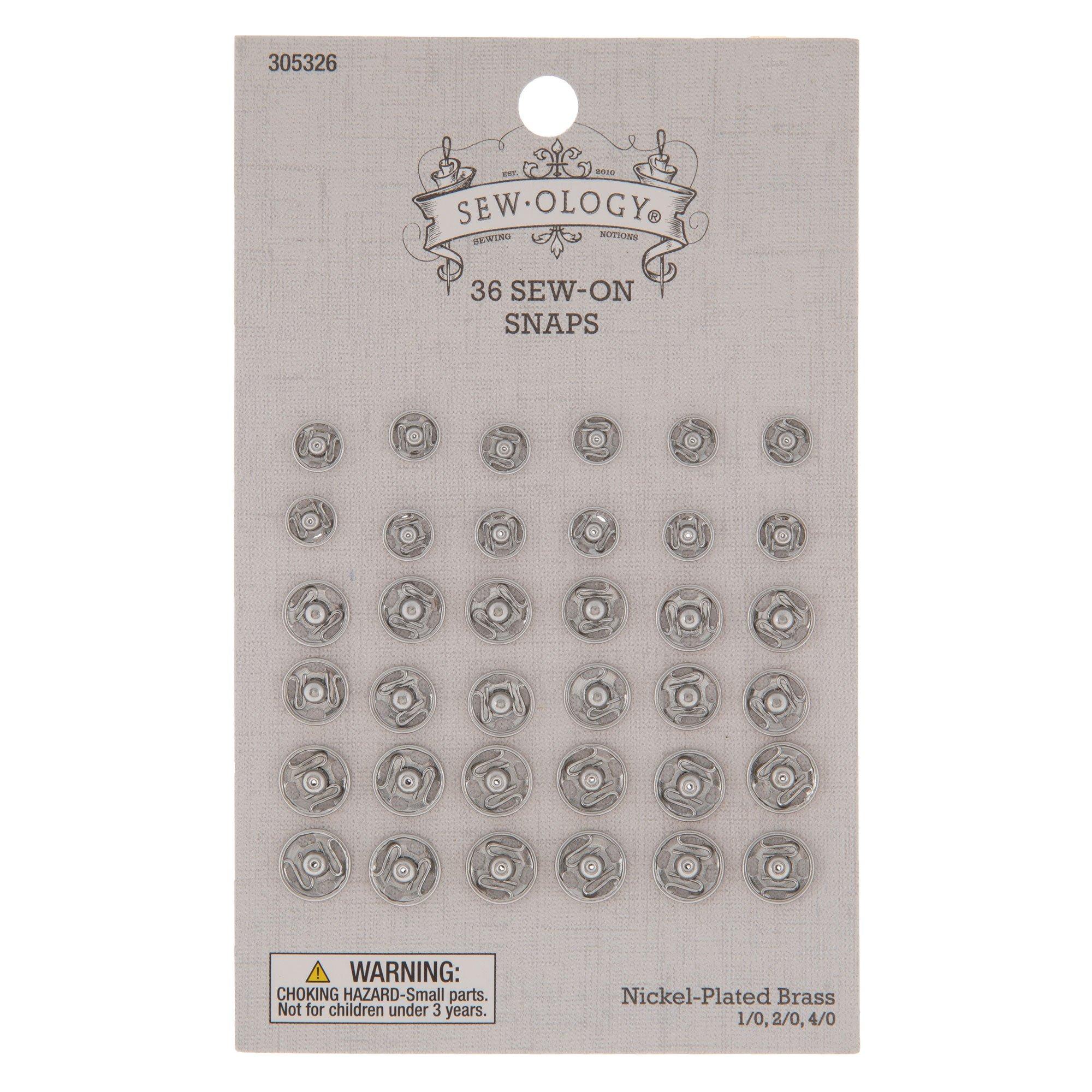 Nickel Assorted SewOn Snaps Hobby Lobby 305326