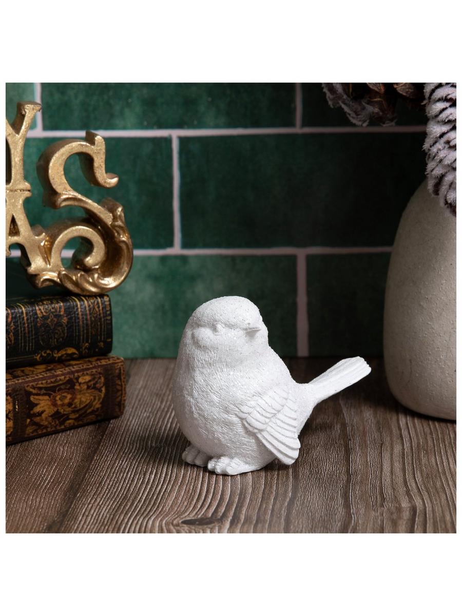 Glitter White Bird Facing Right Figurine | Hobby Lobby | 306154462