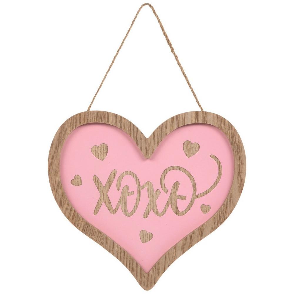 【Pink Love 】★希少　ホワイトラタン　ハート♡チェスト XOXO Pink Heart Wood Wall Decor | Hobby Lobby | 306278576