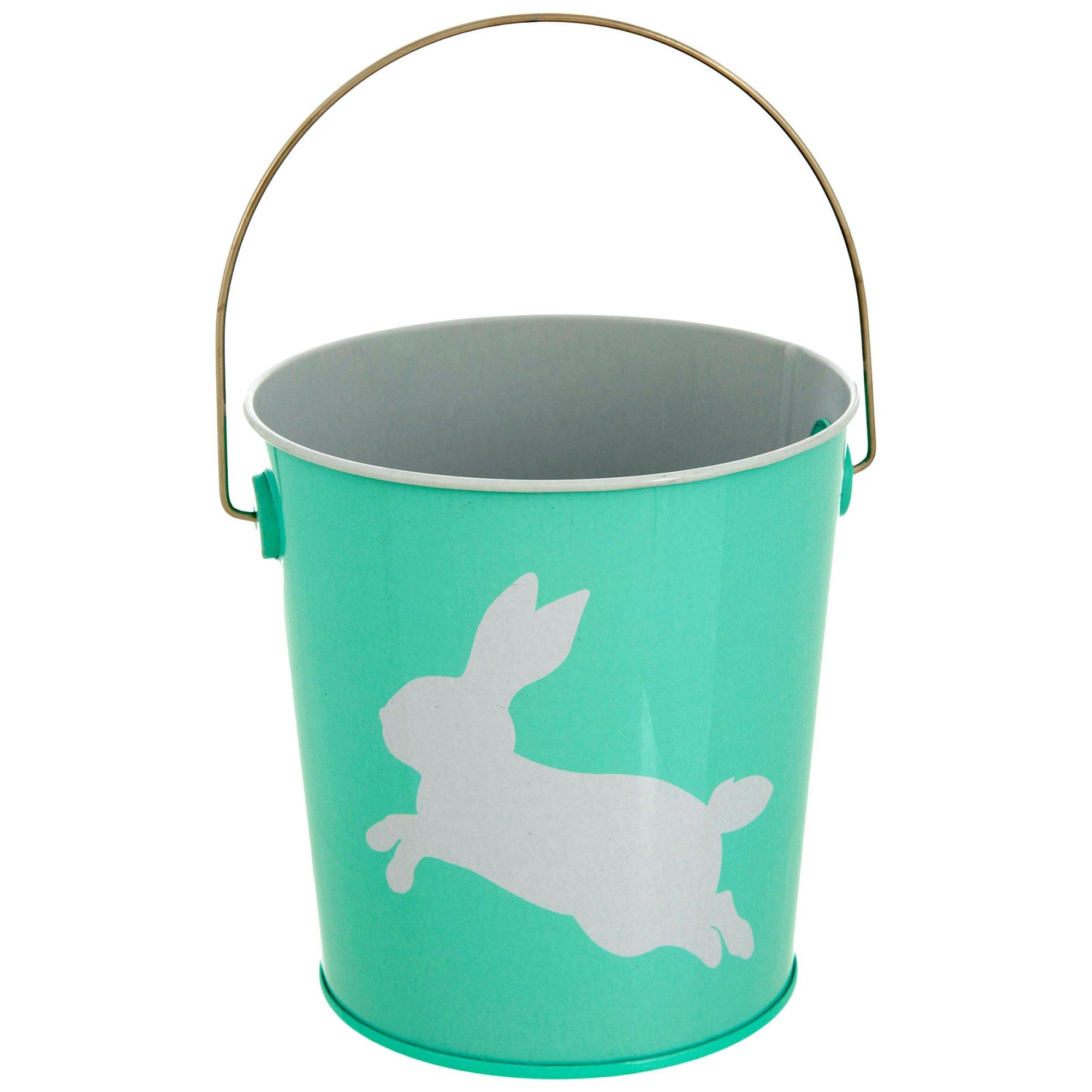 Leaping Bunny Metal Bucket