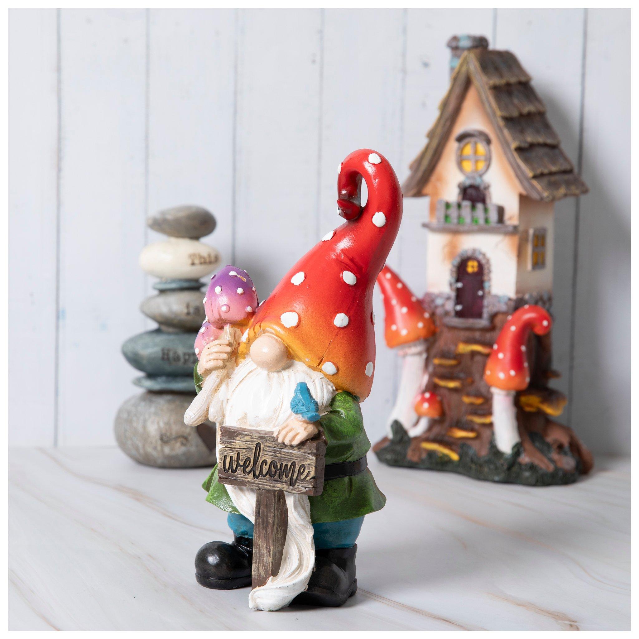 Welcome Garden Gnome Figurine | Hobby Lobby | 306314298