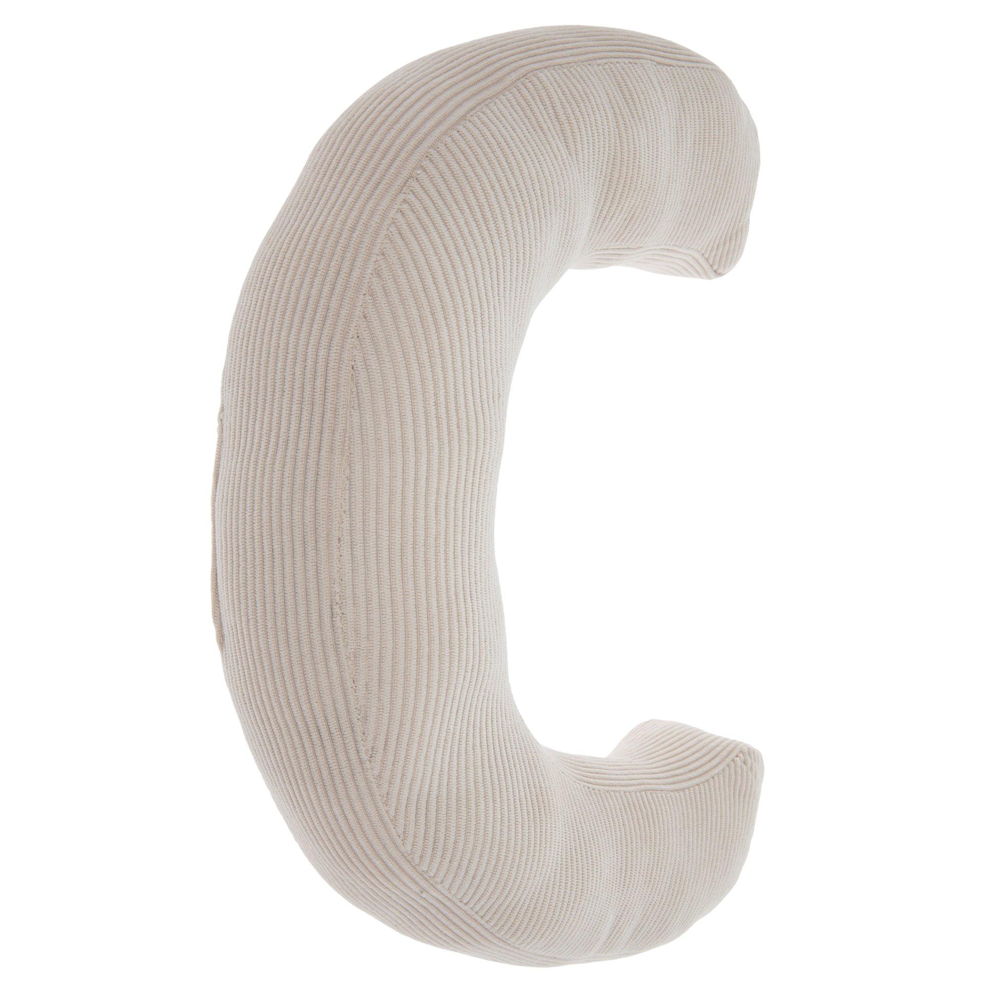 Letter Corduroy Pillow