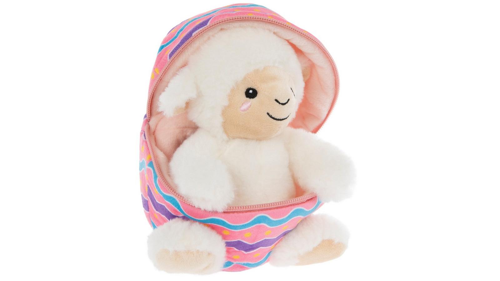 White Lamb Zip Egg Plush | Hobby Lobby | 306362412