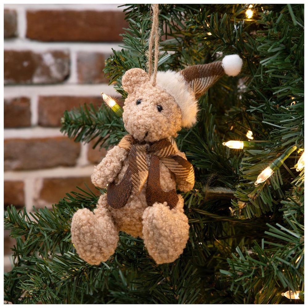 Teddybär Christmas Ornament Brown Vest Teddy Bear Ornament | Hobby Lobby | 306425086