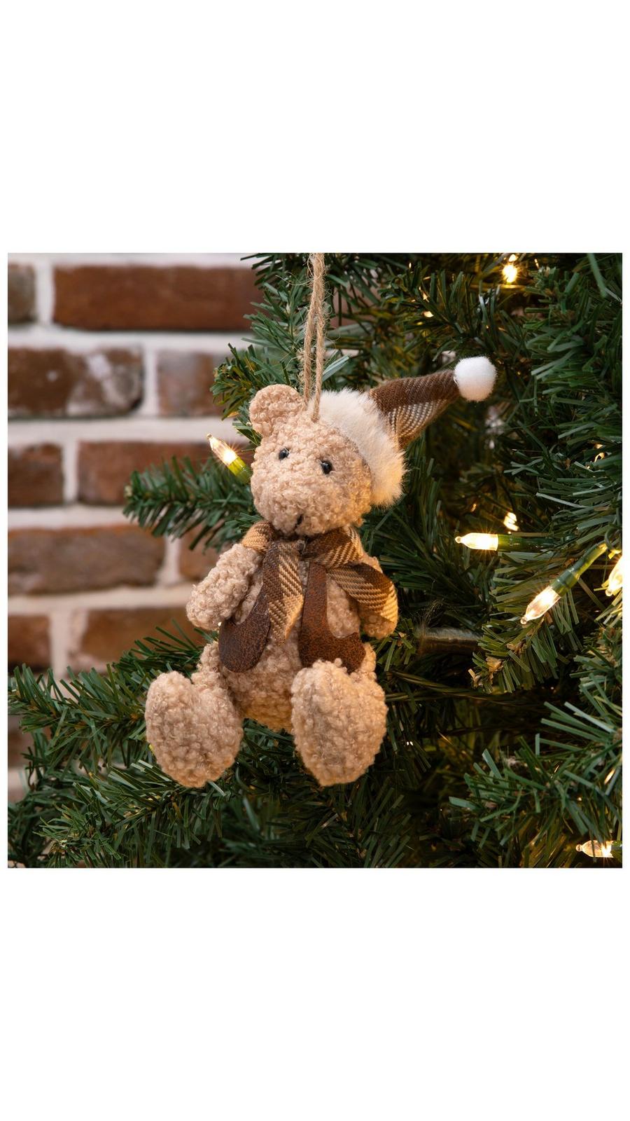 Brown Vest Teddy Bear Ornament | Hobby Lobby | 306425086