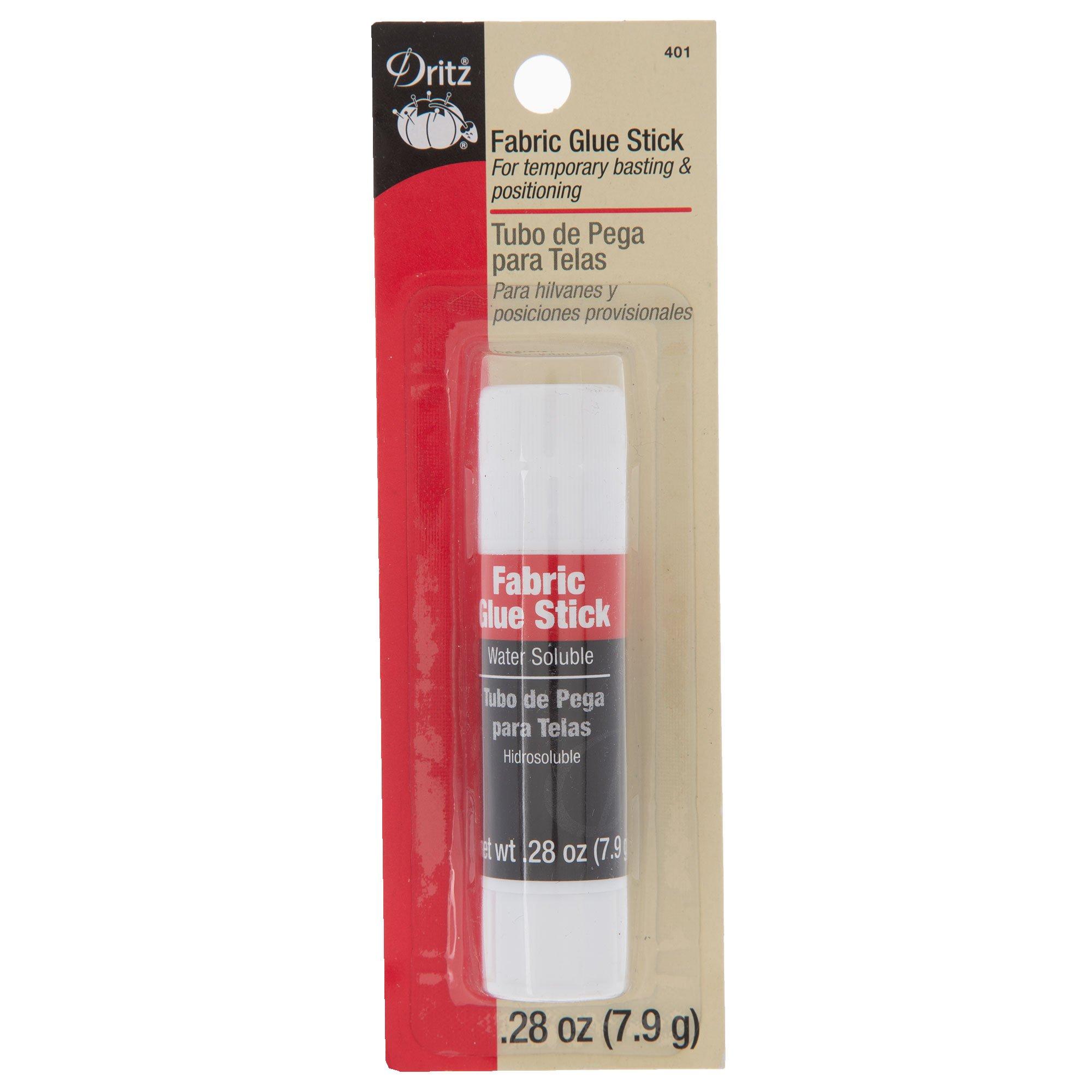 Collins fabric glue stick Basting adhesive, water soluble, acid