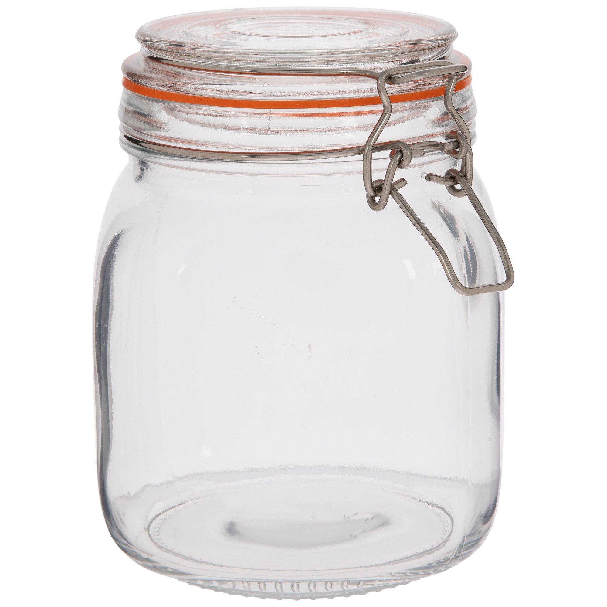 Hinge Top Glass Apothecary Jar | Hobby Lobby | 309047