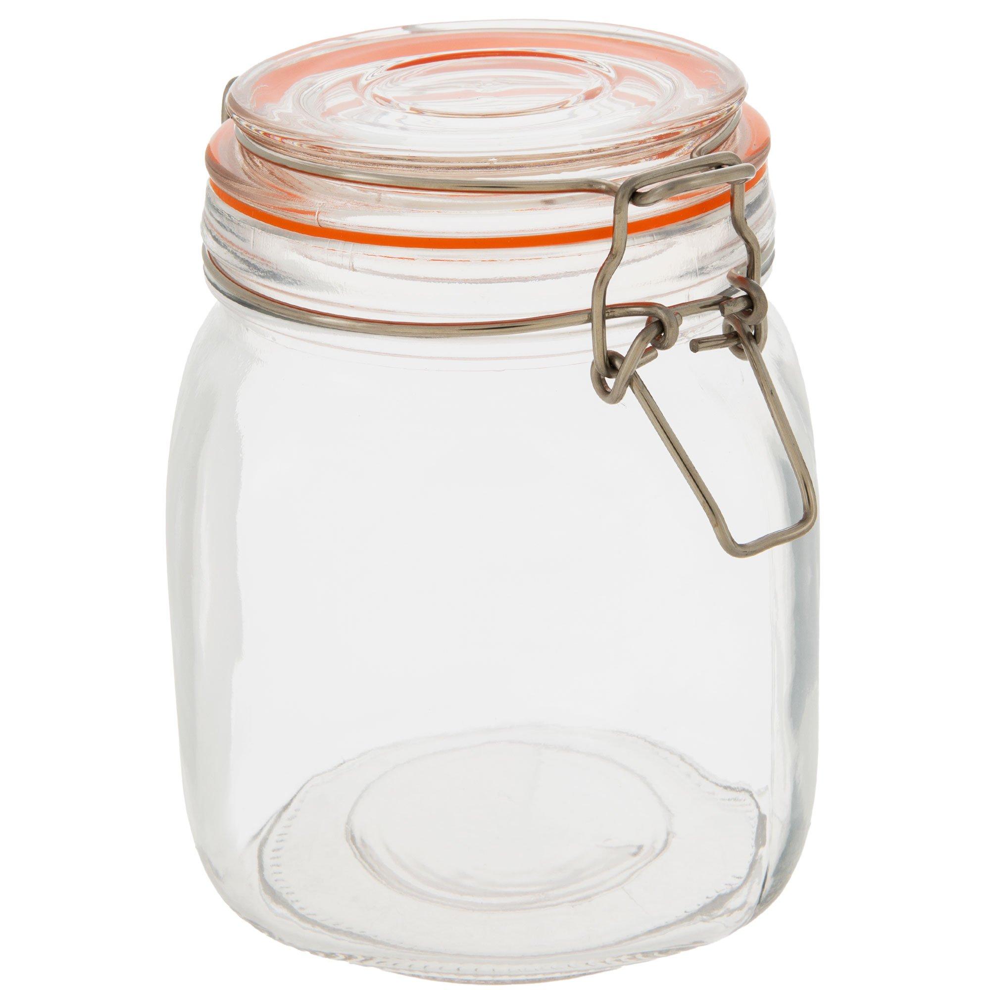 Flip Lid Glass Jar Hobby Lobby 309047
