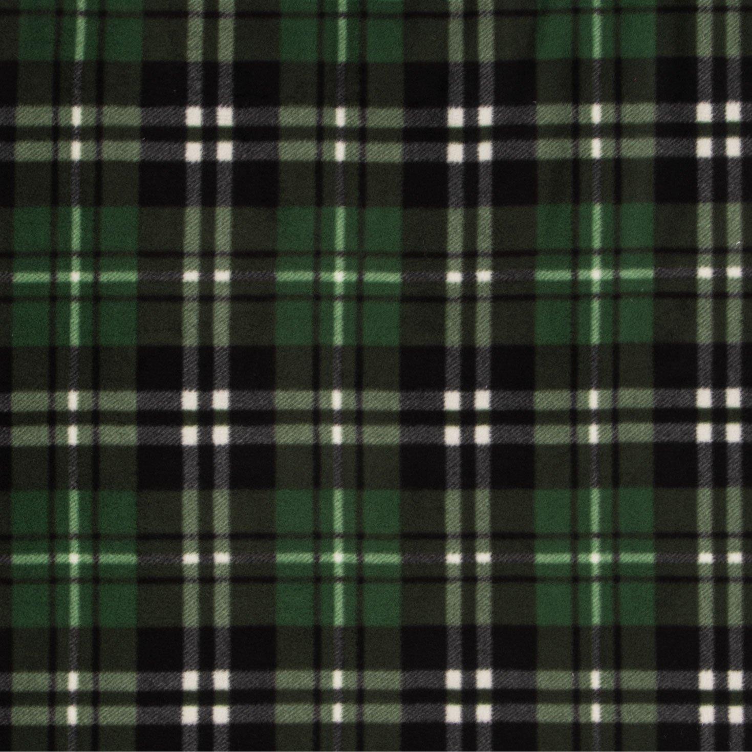 Blue & White Tartan Flannel Fabric, Hobby Lobby