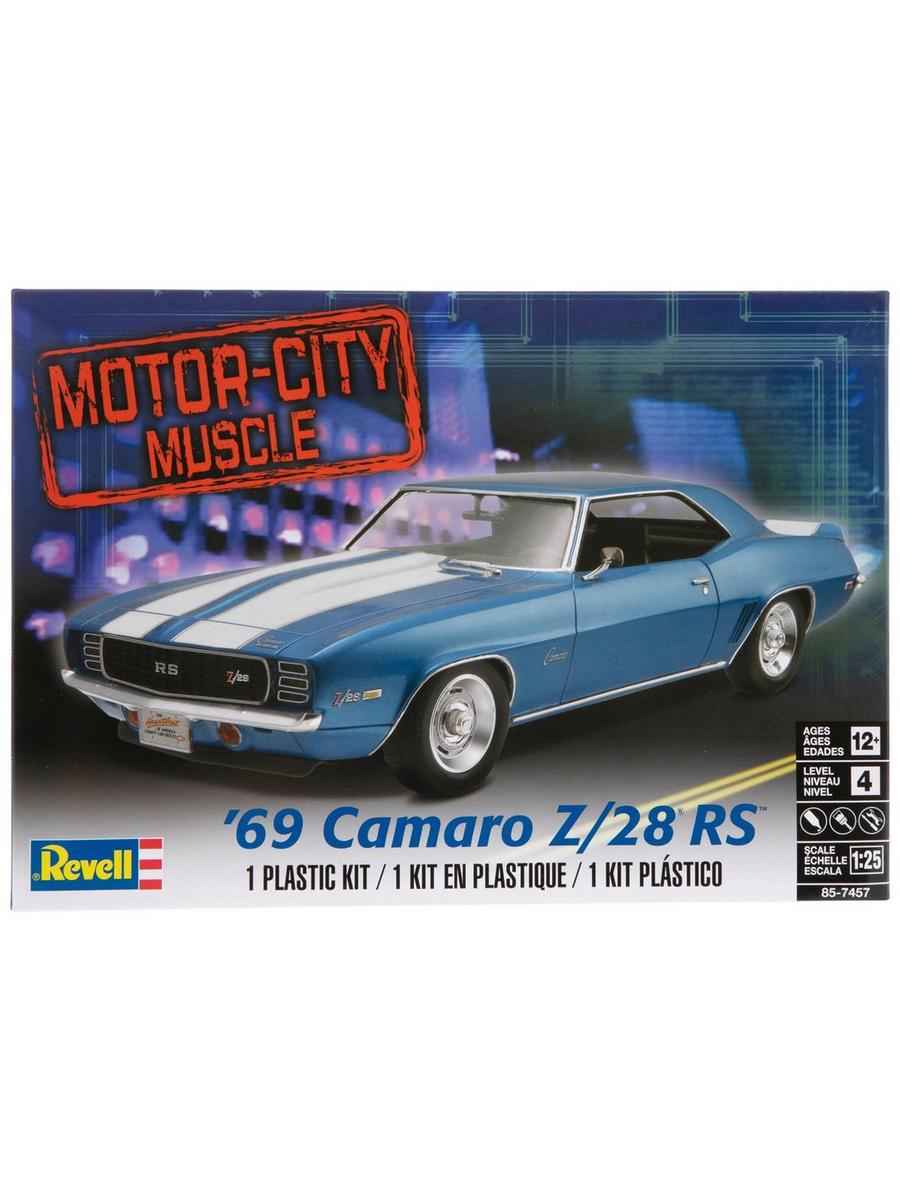 Revell 1969 Z-28 Camaro RS 1:25　カマロ 1969 Z-28 Camaro RS 1:25 Scale Revell 7457 -Model Kit Build