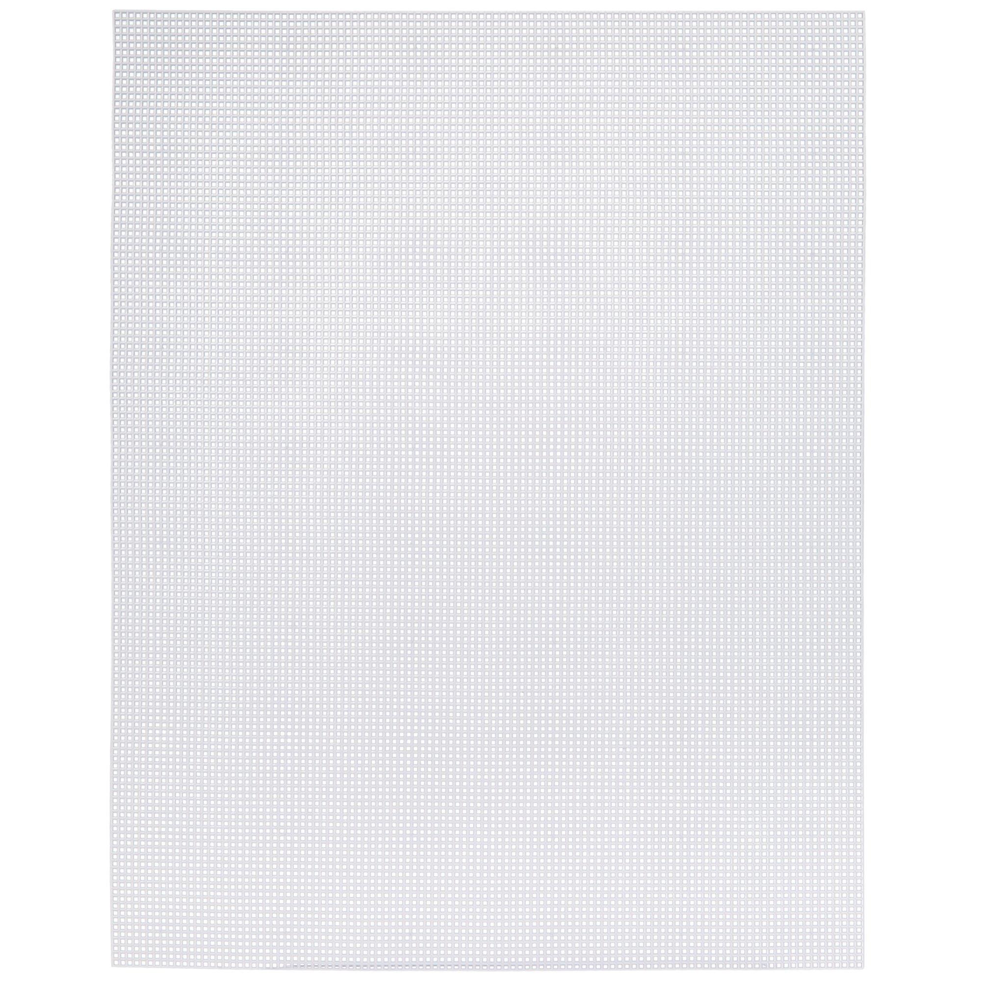 Plastic Canvas Sheets 10-1/2 x 13-1/2 - Assorted (Pack of 12)