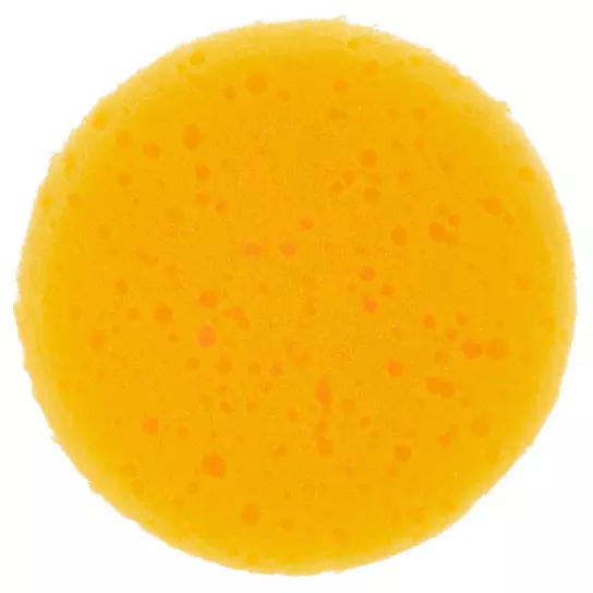 12PCS circle sponge Round Sponges Synthetic Super Soft Practical Yellow  Sponges