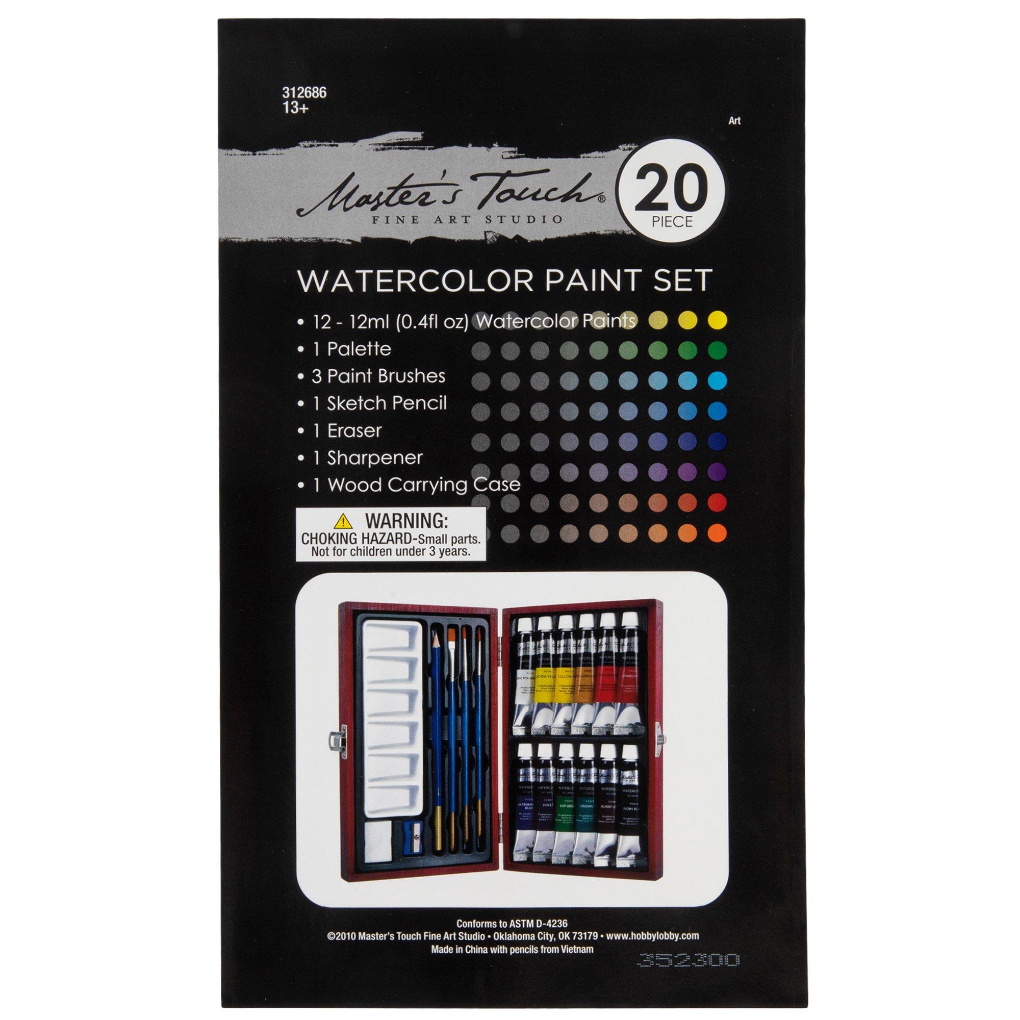 Watercolor Paint Set 20 Pieces Hobby Lobby 312686