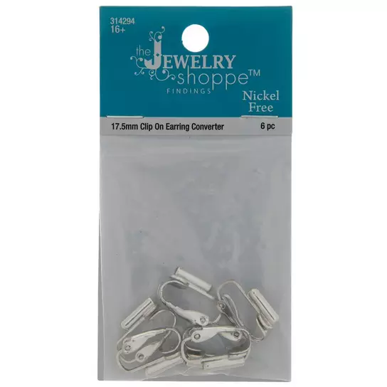 Clip-On Earring Converters - 17.5mm, Hobby Lobby