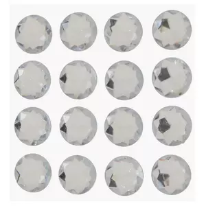 Recollections Clear Assorted Star Rhinestone Stickers - 84 ct