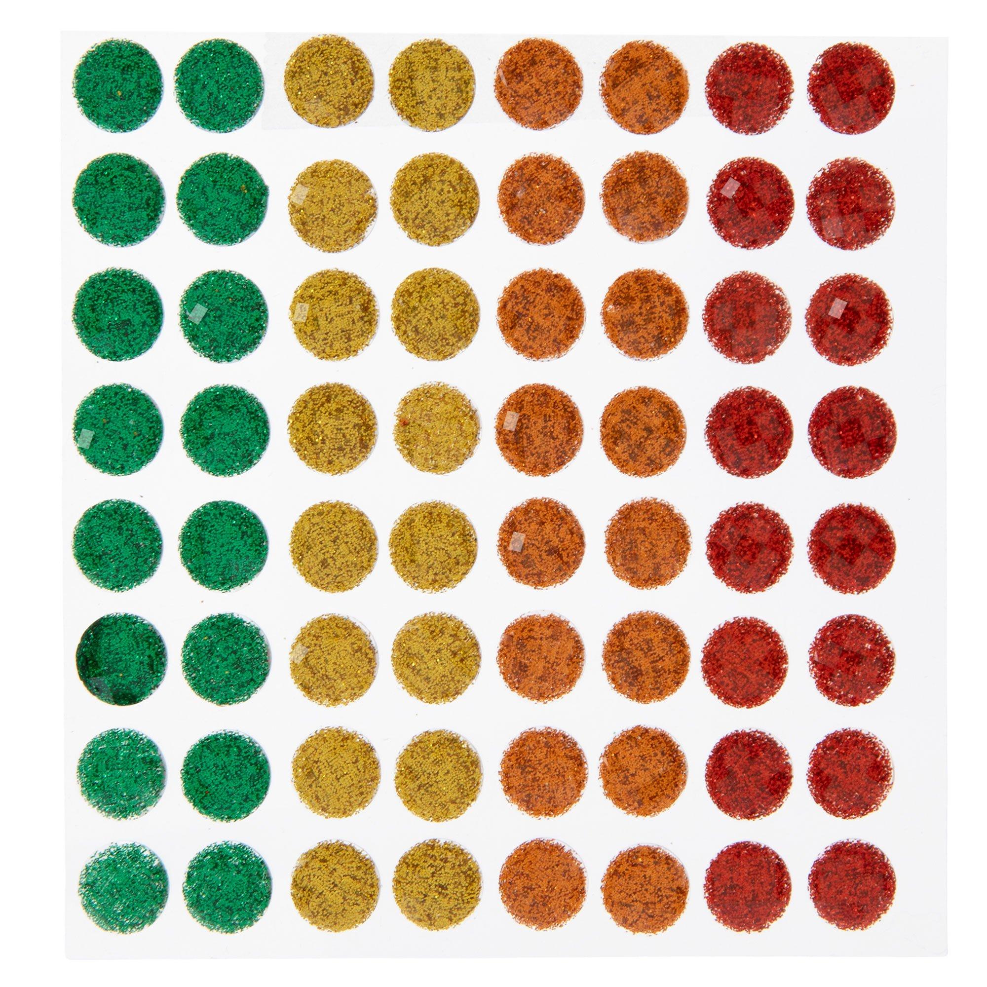 Round Glitter Rhinestone Stickers Hobby Lobby 318816