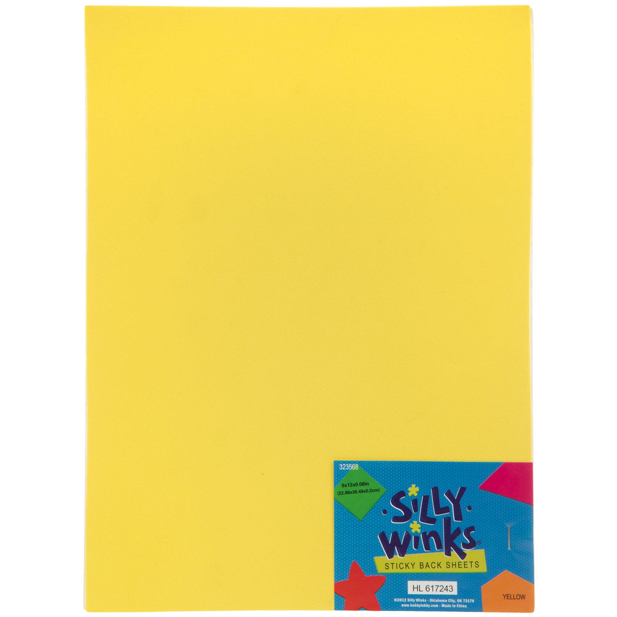 Self-Adhesive Foam Sheet - 9&quot; x 12&quot;