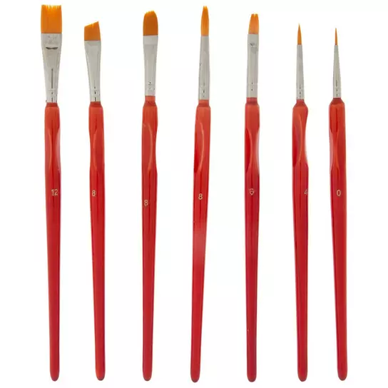 Hobby Paint Brushes - 7 Piece Set, Hobby Lobby