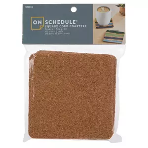 18 Cork Coasters Bulk 4 Inch Round Lip Cup Holder Leak Proof Cork Coasters  For Drinks Reusable Abso