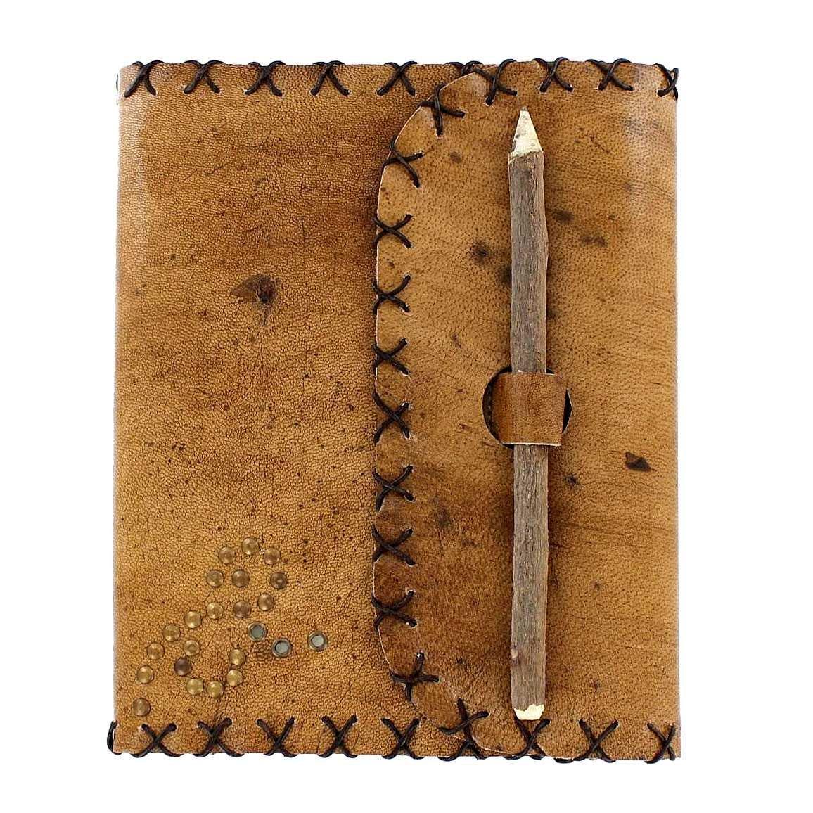 Brown Leather Wrap Sketchbook