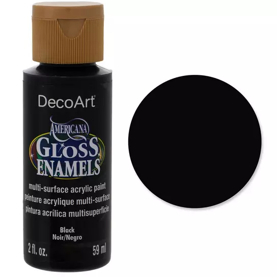  Make Your Day Enamel Model Paints, Flat White, Gloss White,  Flat Black, Semi-Gloss Black, Gloss Black, and Thinner, 1/4 oz (Pack of 6)  Paint Brush Set : Arts, Crafts & Sewing