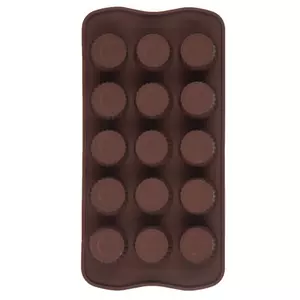 KICHOUSE 5pcs Round Silicone Molds Heart Silicone Molds Chocolate Silicone  Molds Cornbread Pan Large Heart Molds for Chocolate Dessert Set Brownie