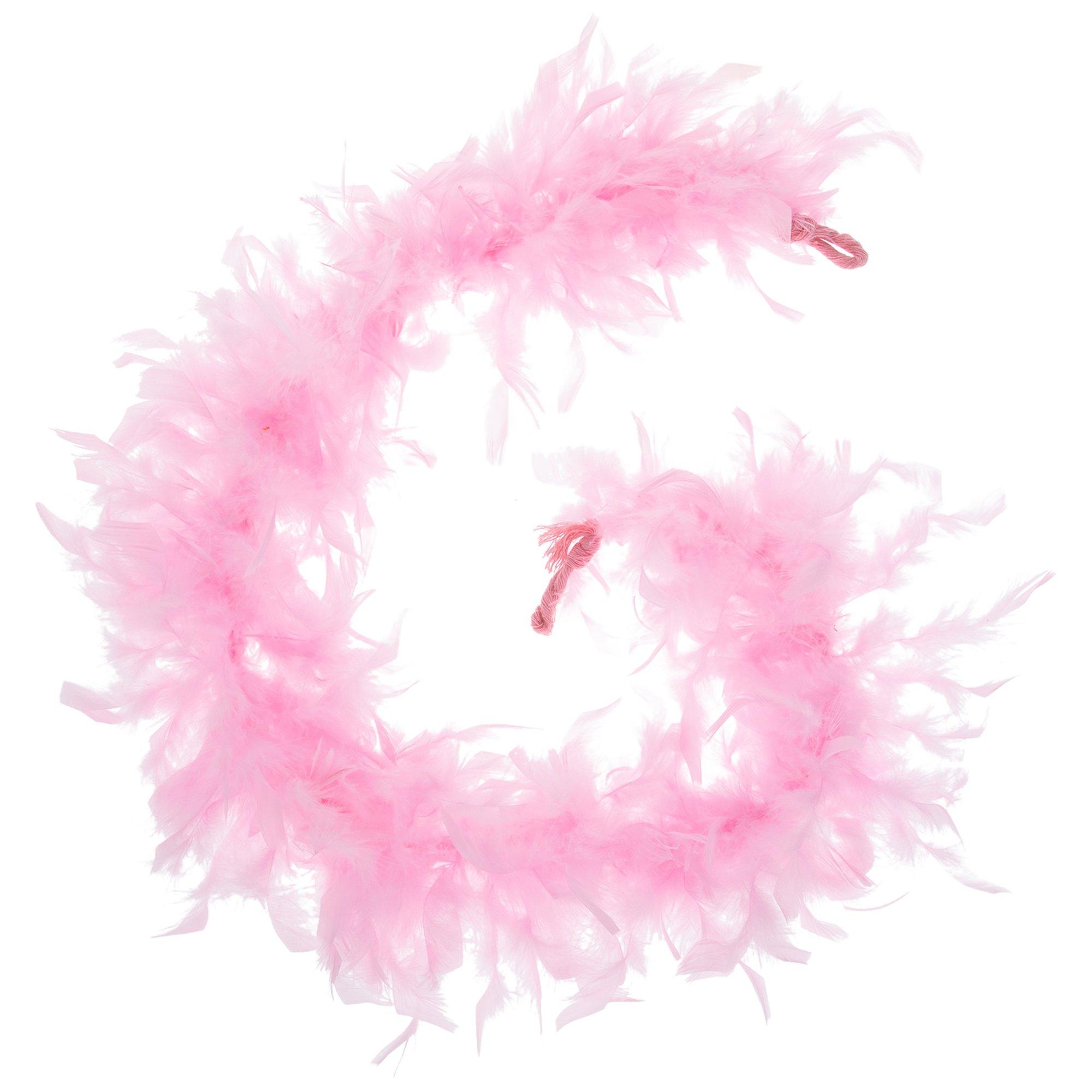 Blush & Rose Gold Feather Boa 72in