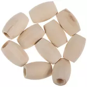 Oval Wood Beads - 32mm x 22mm