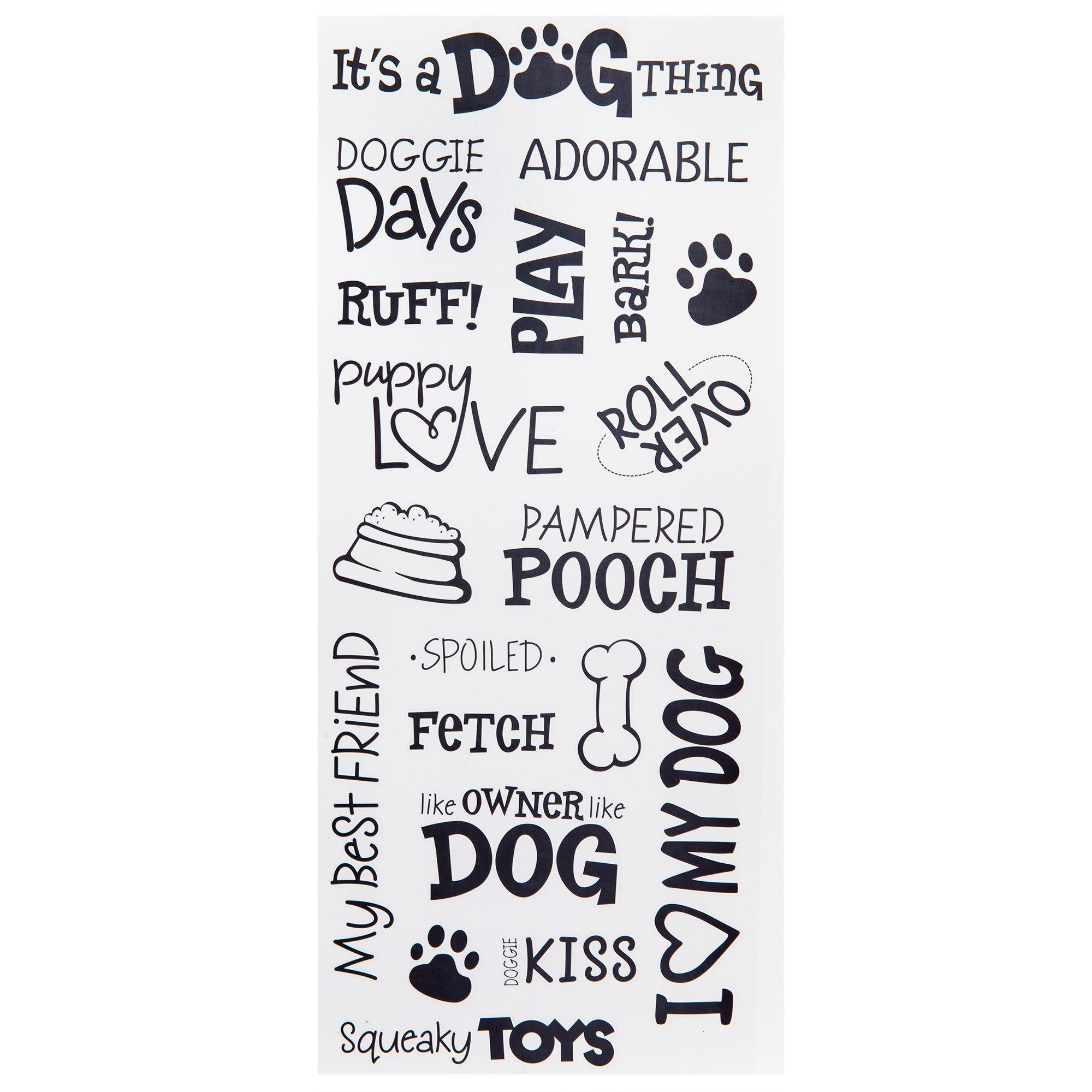 Dog Phrases Stickers Hobby Lobby 341214