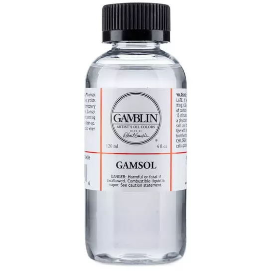 Gamblin Gamsol Odorless Mineral Spirits - 4.2 oz bottle