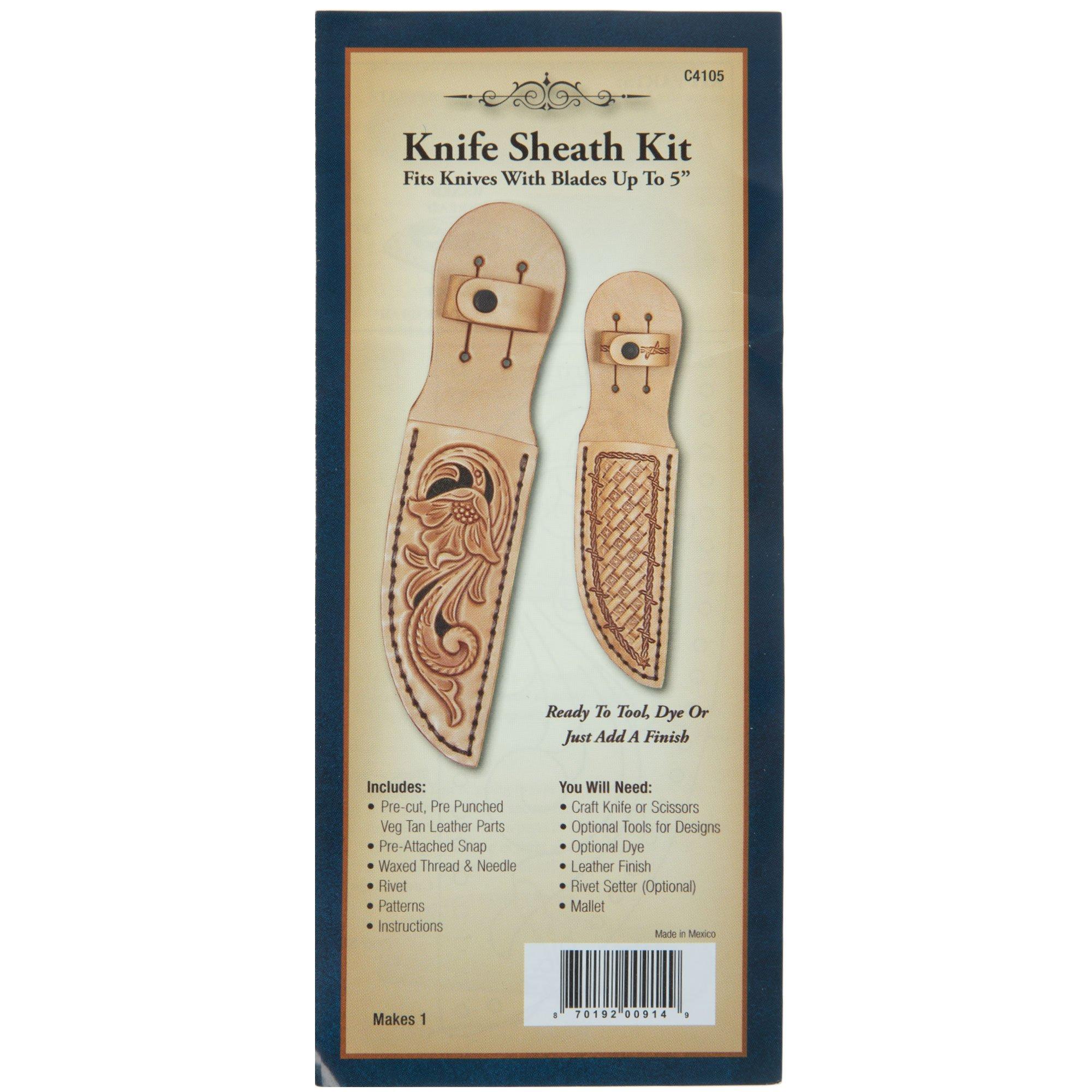 DIY Leather Craft Kits - Knife Pouch & Sheath Kits - Stecksstore