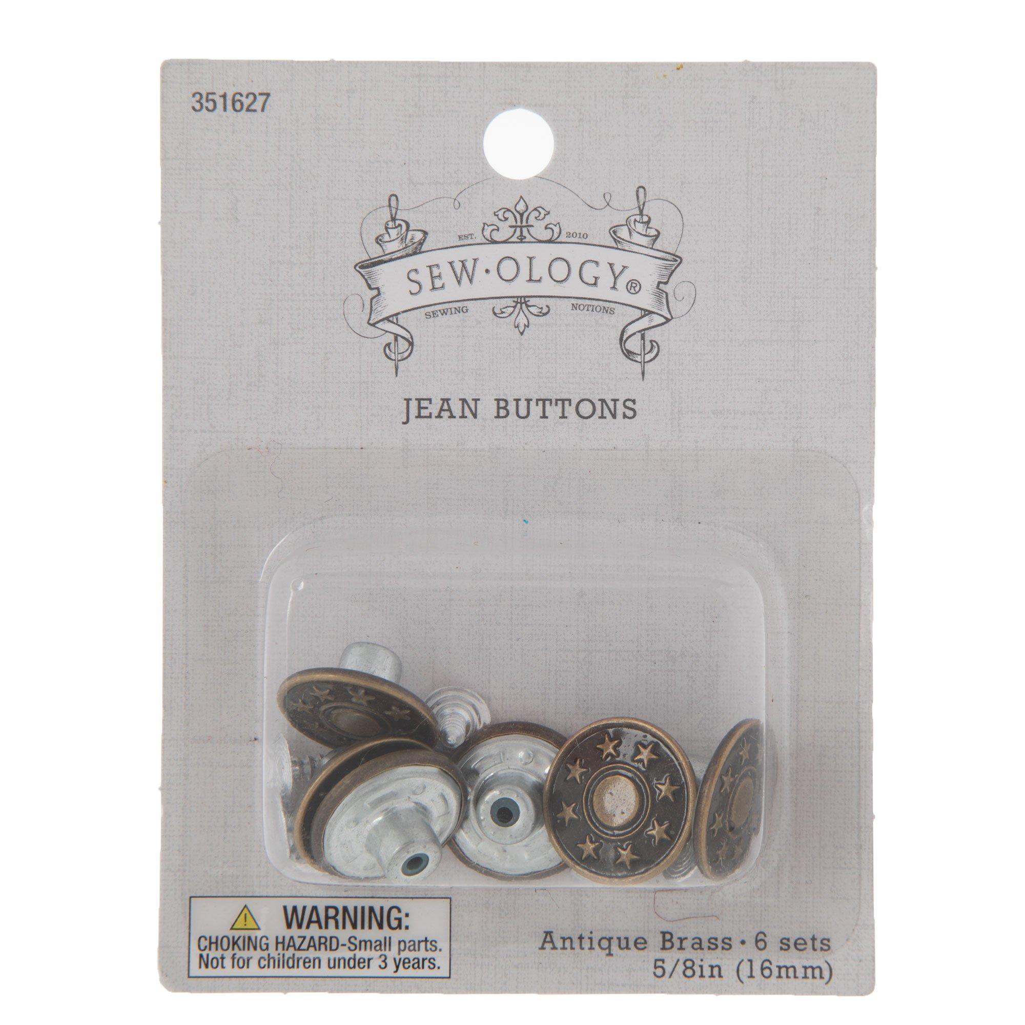 Bright Creations Jean Button Replacement (0.67 in, 50 Pack), PACK - Kroger