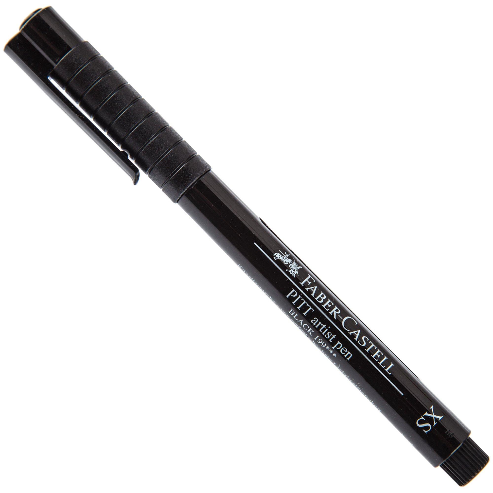 Black FaberCastell PITT Artist Extra Superfine Pen 0.1mm Hobby