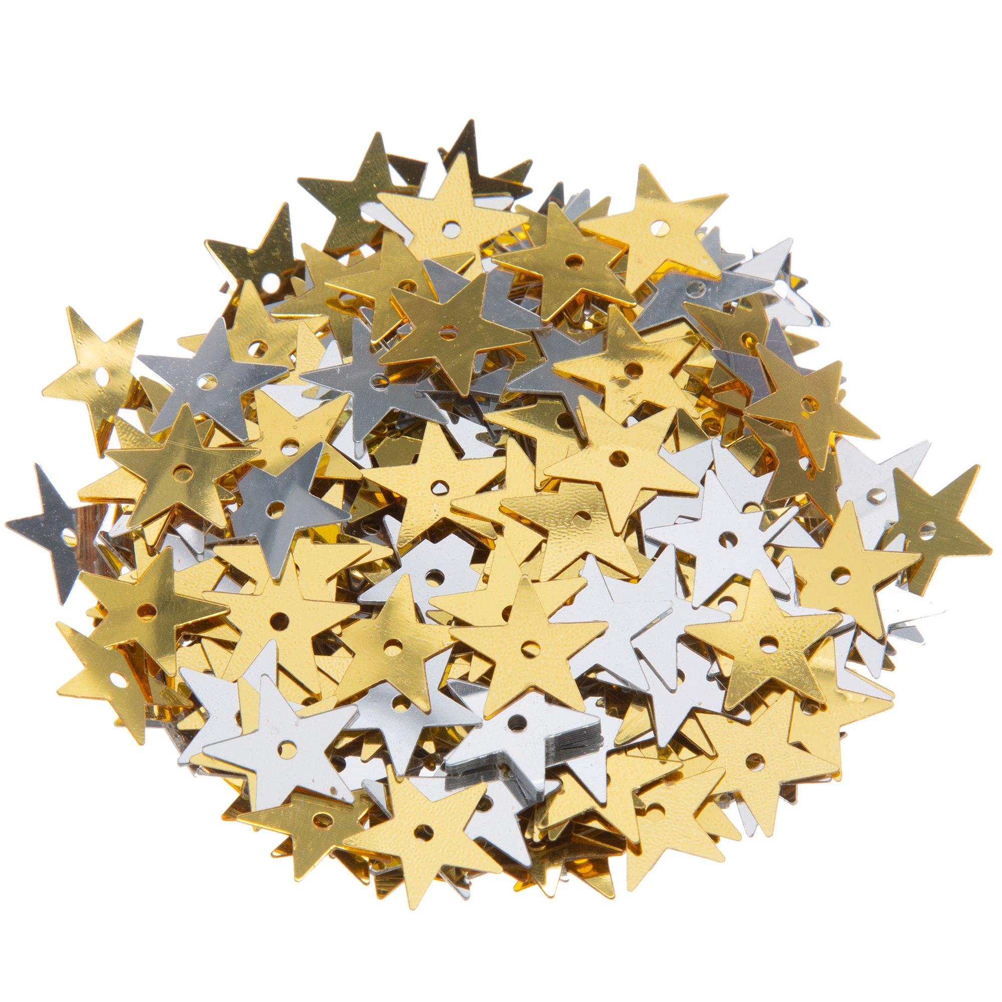 Craft Factory Sequins. Large Stars. Assorted