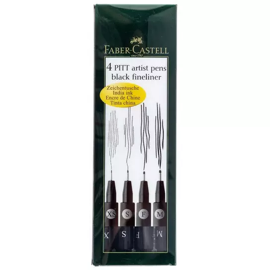Faber-Castell Micron Pen Fine Point Black Pens Drawing Sketching