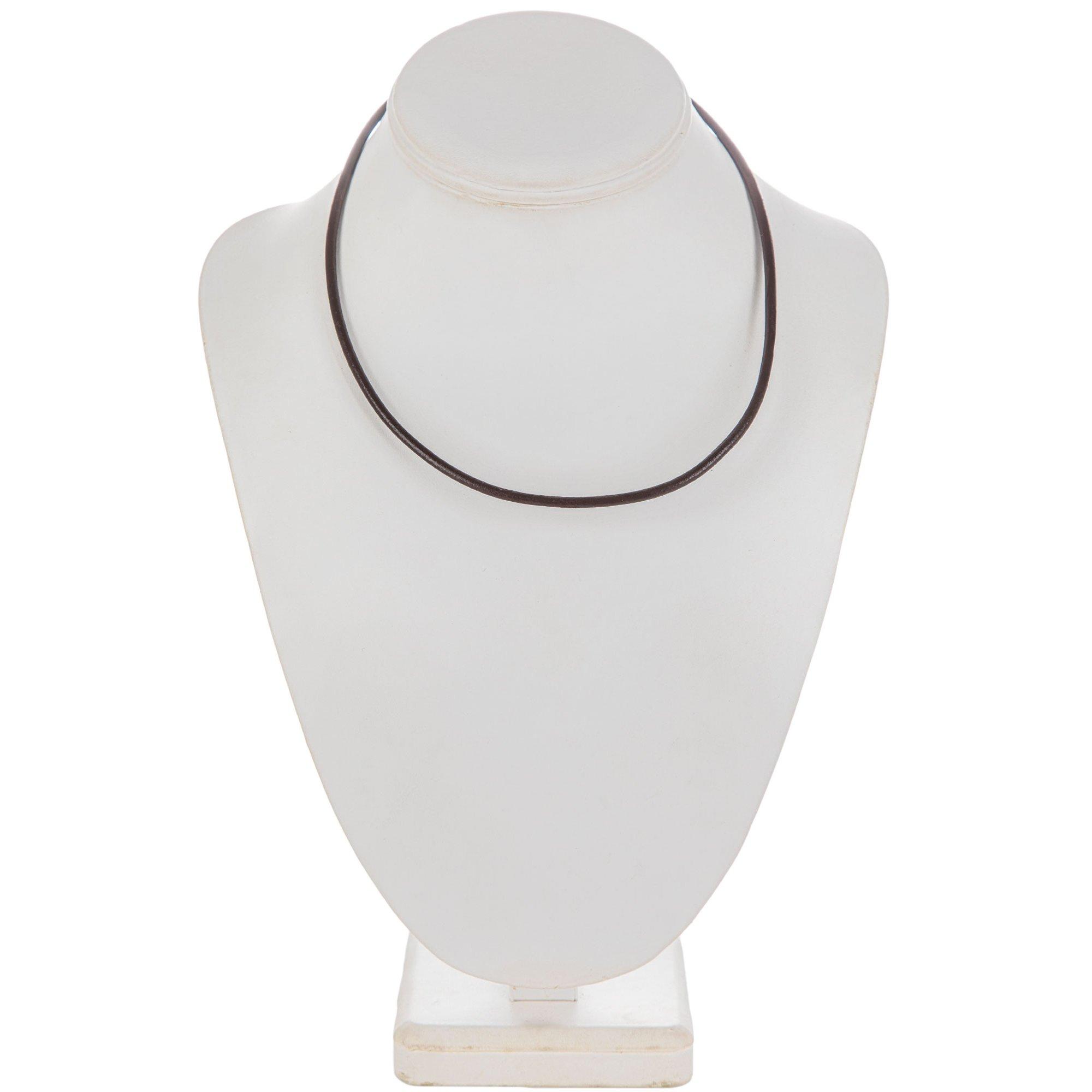 Round Brown Leather Cord Necklace 18" Hobby Lobby 358796