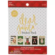Dear Santa Foil Stickers